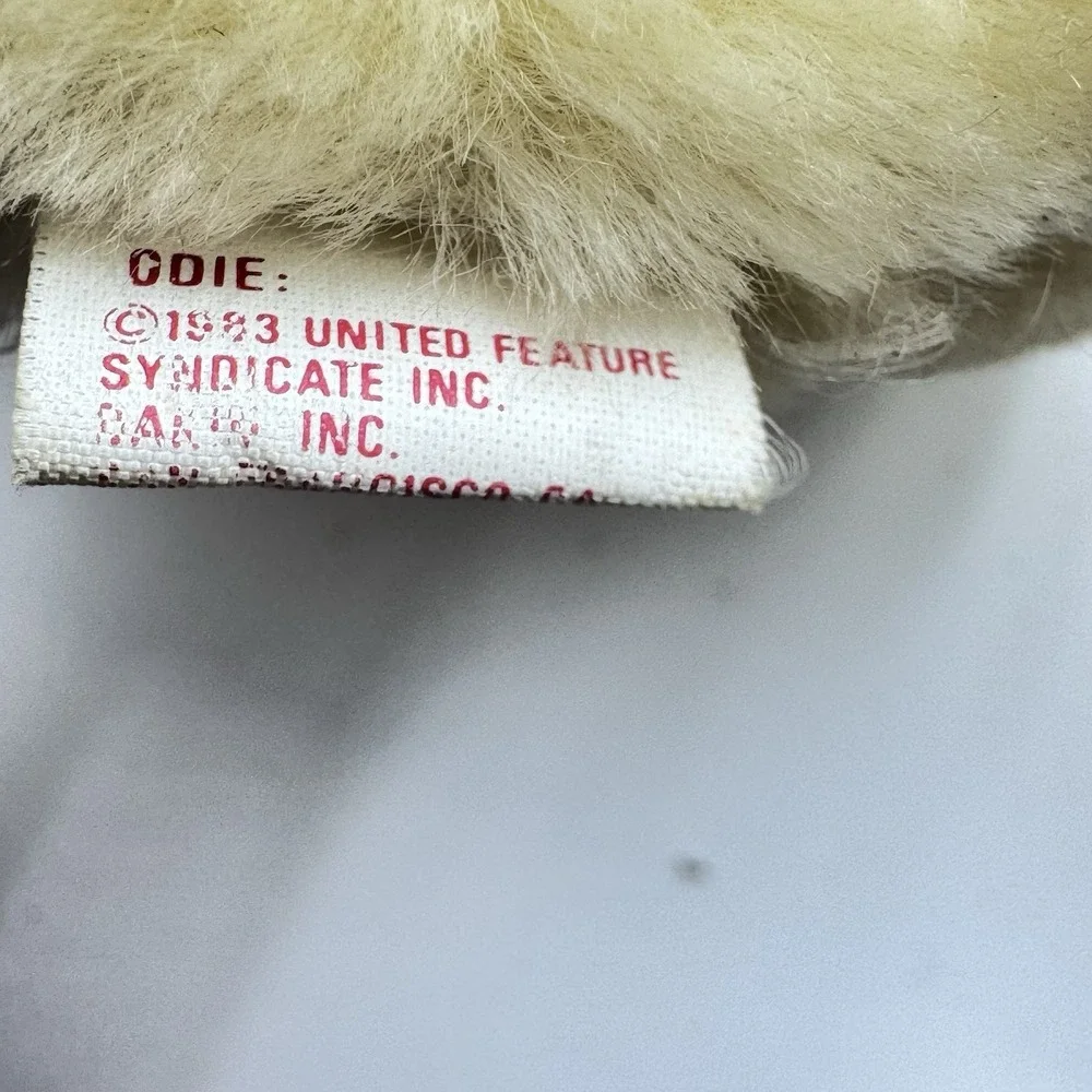 VTG Garfield & Odie Plush Car Window Suction Cup Cling Jointed Head Stuck On You